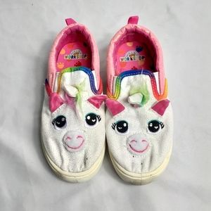 Build a Bear kids unicorn shoes
